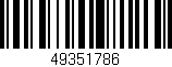 Código de barras (EAN, GTIN, SKU, ISBN): '49351786'