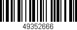Código de barras (EAN, GTIN, SKU, ISBN): '49352666'