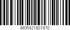 Código de barras (EAN, GTIN, SKU, ISBN): '4935421601870'
