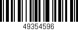 Código de barras (EAN, GTIN, SKU, ISBN): '49354596'