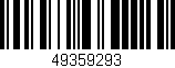Código de barras (EAN, GTIN, SKU, ISBN): '49359293'