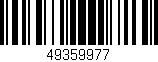 Código de barras (EAN, GTIN, SKU, ISBN): '49359977'