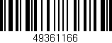 Código de barras (EAN, GTIN, SKU, ISBN): '49361166'