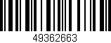 Código de barras (EAN, GTIN, SKU, ISBN): '49362663'
