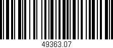 Código de barras (EAN, GTIN, SKU, ISBN): '49363.07'