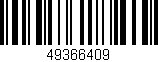 Código de barras (EAN, GTIN, SKU, ISBN): '49366409'