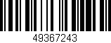 Código de barras (EAN, GTIN, SKU, ISBN): '49367243'
