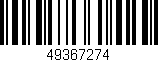 Código de barras (EAN, GTIN, SKU, ISBN): '49367274'