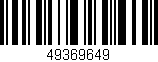 Código de barras (EAN, GTIN, SKU, ISBN): '49369649'