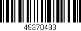 Código de barras (EAN, GTIN, SKU, ISBN): '49370483'