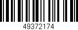 Código de barras (EAN, GTIN, SKU, ISBN): '49372174'