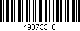 Código de barras (EAN, GTIN, SKU, ISBN): '49373310'