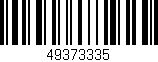 Código de barras (EAN, GTIN, SKU, ISBN): '49373335'