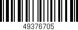 Código de barras (EAN, GTIN, SKU, ISBN): '49376705'