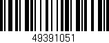 Código de barras (EAN, GTIN, SKU, ISBN): '49391051'