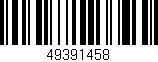 Código de barras (EAN, GTIN, SKU, ISBN): '49391458'