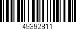 Código de barras (EAN, GTIN, SKU, ISBN): '49392811'
