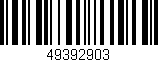 Código de barras (EAN, GTIN, SKU, ISBN): '49392903'