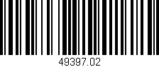 Código de barras (EAN, GTIN, SKU, ISBN): '49397.02'