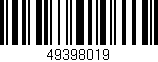 Código de barras (EAN, GTIN, SKU, ISBN): '49398019'
