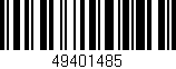 Código de barras (EAN, GTIN, SKU, ISBN): '49401485'