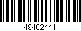 Código de barras (EAN, GTIN, SKU, ISBN): '49402441'