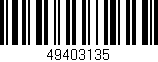 Código de barras (EAN, GTIN, SKU, ISBN): '49403135'