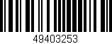 Código de barras (EAN, GTIN, SKU, ISBN): '49403253'