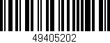Código de barras (EAN, GTIN, SKU, ISBN): '49405202'