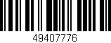 Código de barras (EAN, GTIN, SKU, ISBN): '49407776'