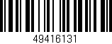 Código de barras (EAN, GTIN, SKU, ISBN): '49416131'