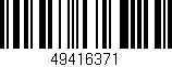 Código de barras (EAN, GTIN, SKU, ISBN): '49416371'