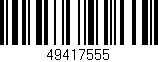 Código de barras (EAN, GTIN, SKU, ISBN): '49417555'