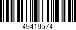 Código de barras (EAN, GTIN, SKU, ISBN): '49419574'