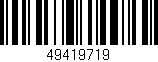 Código de barras (EAN, GTIN, SKU, ISBN): '49419719'