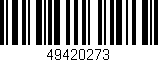 Código de barras (EAN, GTIN, SKU, ISBN): '49420273'
