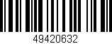 Código de barras (EAN, GTIN, SKU, ISBN): '49420632'
