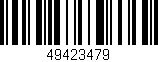 Código de barras (EAN, GTIN, SKU, ISBN): '49423479'