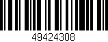 Código de barras (EAN, GTIN, SKU, ISBN): '49424308'