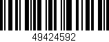 Código de barras (EAN, GTIN, SKU, ISBN): '49424592'