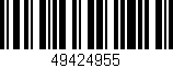 Código de barras (EAN, GTIN, SKU, ISBN): '49424955'