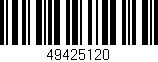Código de barras (EAN, GTIN, SKU, ISBN): '49425120'