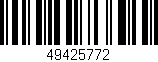Código de barras (EAN, GTIN, SKU, ISBN): '49425772'