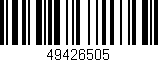Código de barras (EAN, GTIN, SKU, ISBN): '49426505'