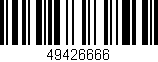 Código de barras (EAN, GTIN, SKU, ISBN): '49426666'