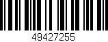Código de barras (EAN, GTIN, SKU, ISBN): '49427255'