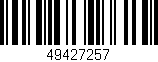 Código de barras (EAN, GTIN, SKU, ISBN): '49427257'