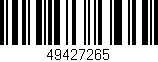 Código de barras (EAN, GTIN, SKU, ISBN): '49427265'
