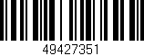 Código de barras (EAN, GTIN, SKU, ISBN): '49427351'