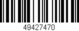 Código de barras (EAN, GTIN, SKU, ISBN): '49427470'